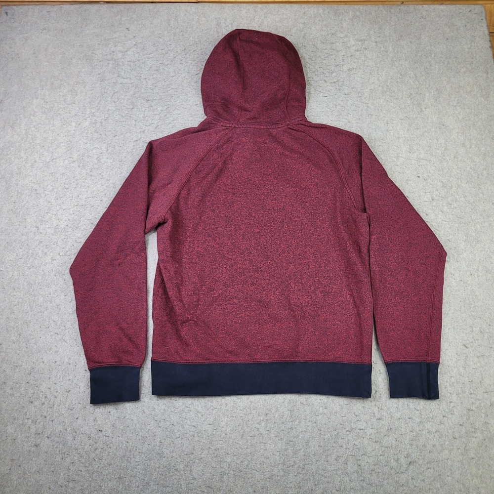Nike French Terry Pullover Men's Shoebox Hoodie Red Black 678564 Sz S Sweatshirt - Picture 3 of 8